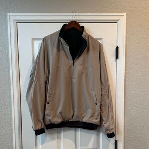 FootJoy Men's Lined Tan Windbreaker Jacket